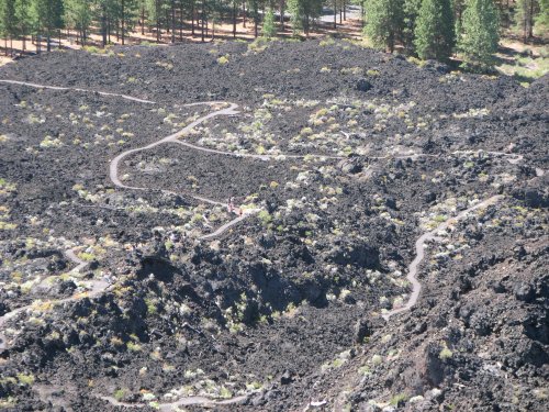 Lava flow from Lave Butte